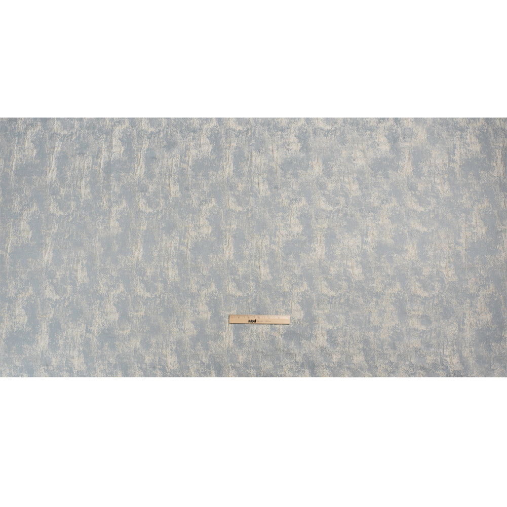 Metallic Drapery Jacquard - Wedgewood Abstract - British Imported Full Metallic Drapery Jacquard - Wedgewood Abstract - British Imported Full