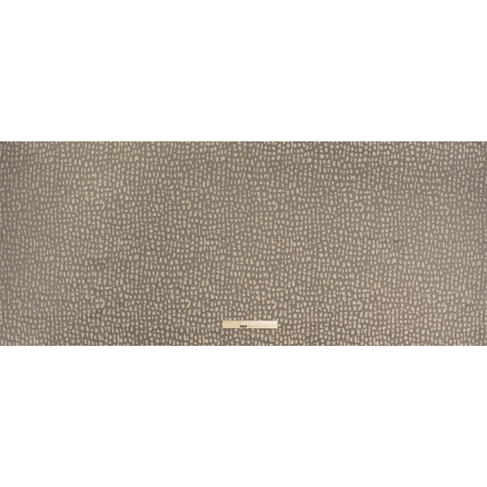 Metallic Drapery Jacquard - Mole Spotted Abstract - British Imported Full Metallic Drapery Jacquard - Mole Spotted Abstract - British Imported Full