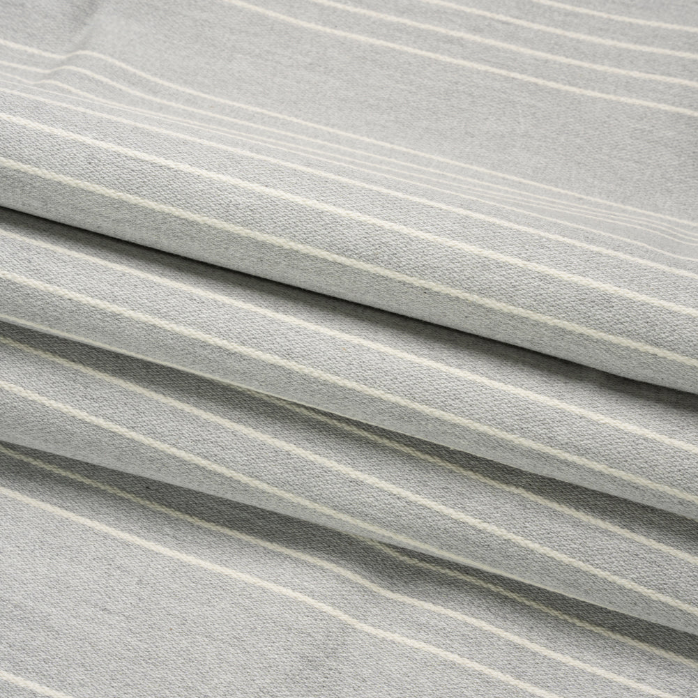 Soft Textured Recycled Polyester Drapery Woven - Stone - British Imported Folded Soft Textured Recycled Polyester Drapery Woven - Stone - British Imported Folded