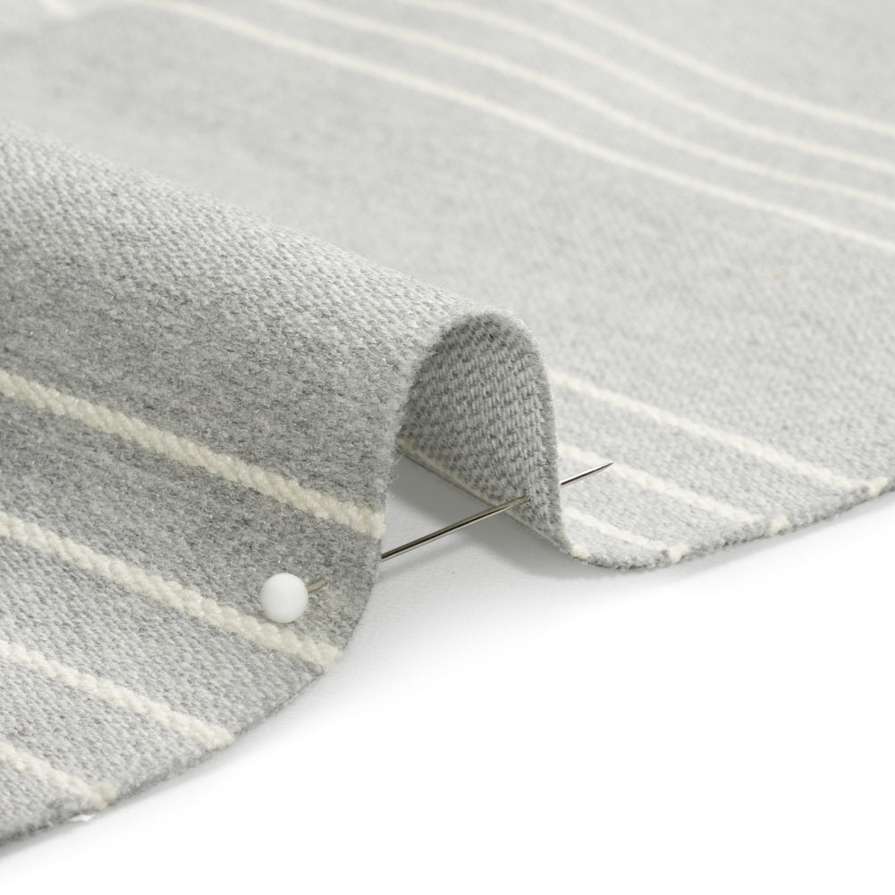 Soft Textured Recycled Polyester Drapery Woven - Stone - British Imported Detail Soft Textured Recycled Polyester Drapery Woven - Stone - British Imported Detail