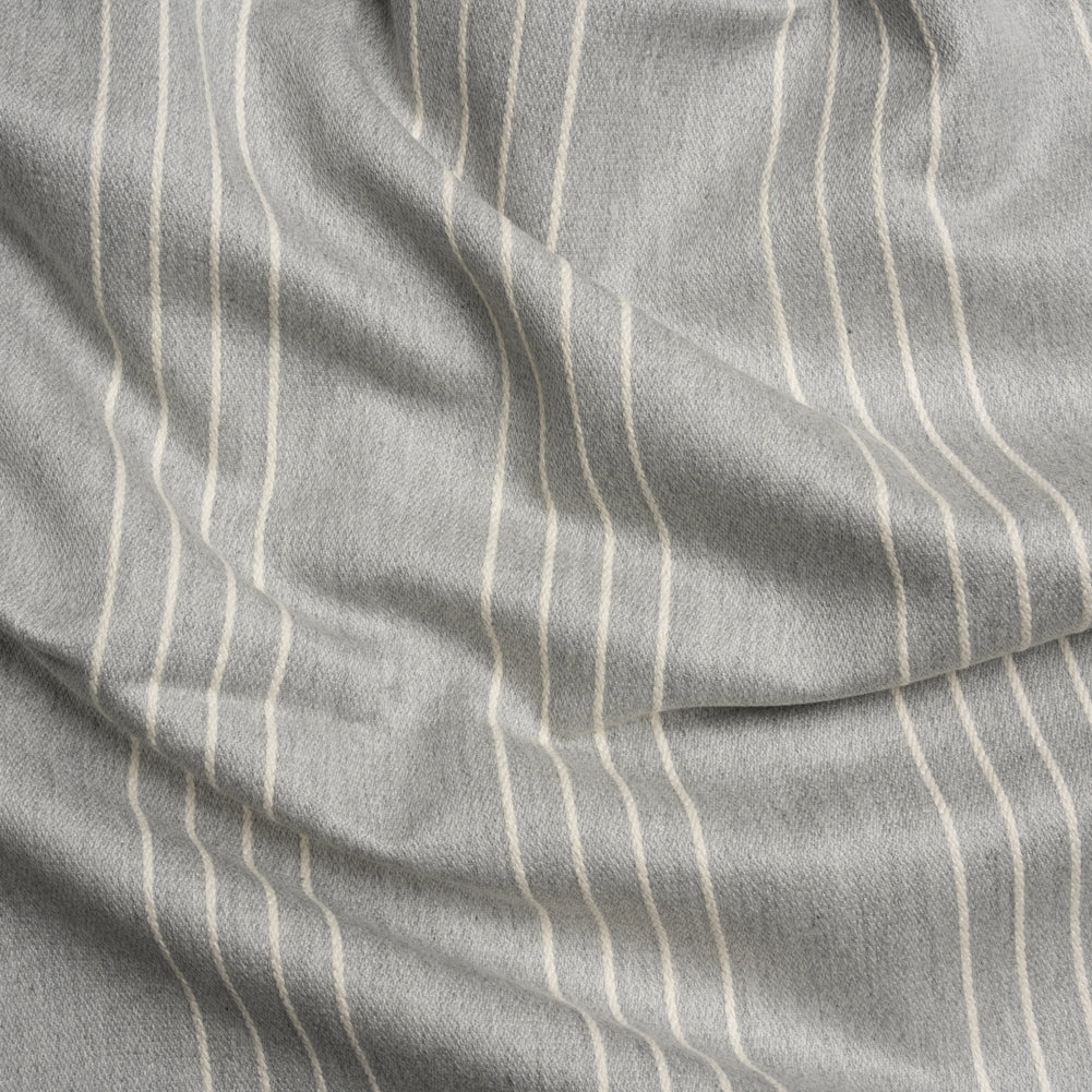 Soft Textured Recycled Polyester Drapery Woven - Stone - British Imported Soft Textured Recycled Polyester Drapery Woven - Stone - British Imported