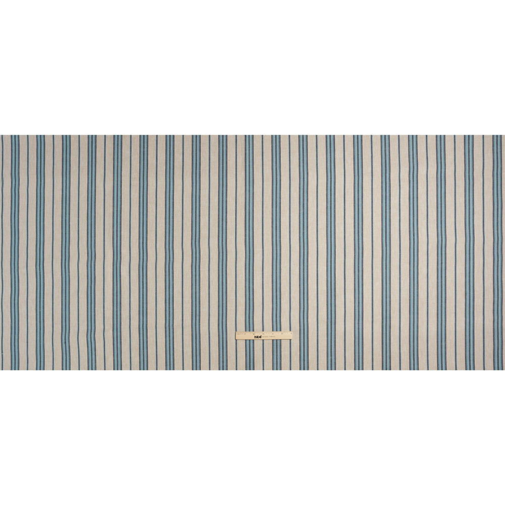 Polyester and Cotton Twill - Denim Herringbone Stripes - British Imported Full Polyester and Cotton Twill - Denim Herringbone Stripes - British Imported Full