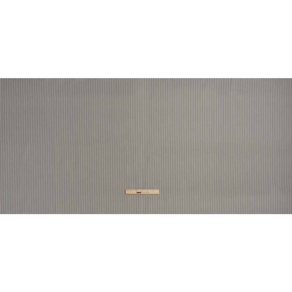 Cotton and Polyester Woven - Pebble Tactile Chalk Stripes - British Imported Full Cotton and Polyester Woven - Pebble Tactile Chalk Stripes - British Imported Full