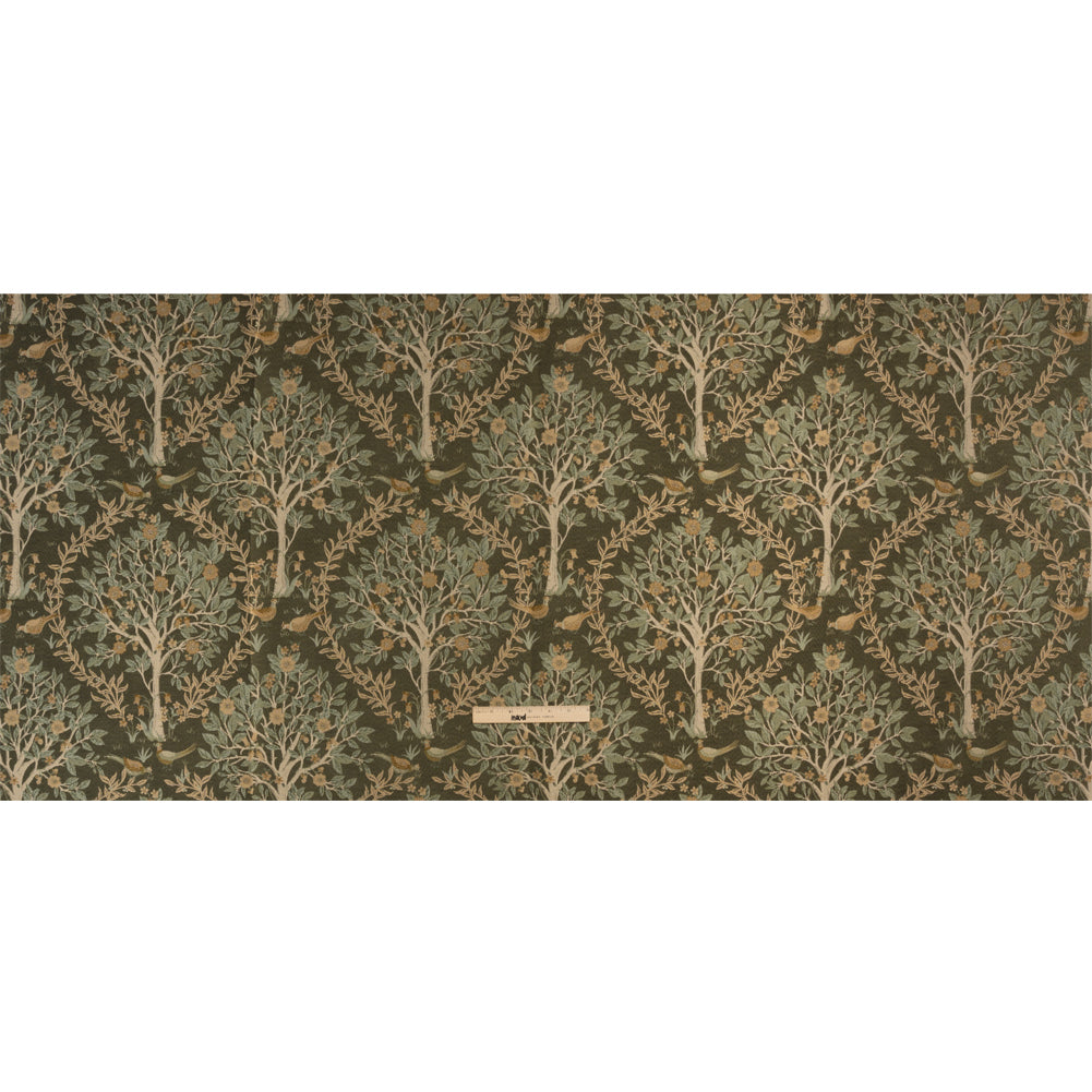 Drapery Jacquard - Forest Pheasants in the Orchard - British Imported Full Drapery Jacquard - Forest Pheasants in the Orchard - British Imported Full