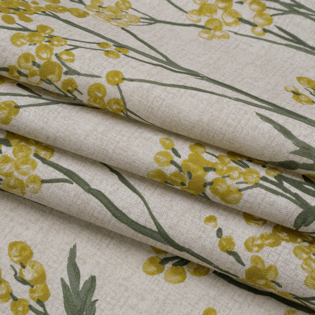 Cotton Canvas Print - Maize Berry Stems - British Imported Folded Cotton Canvas Print - Maize Berry Stems - British Imported Folded