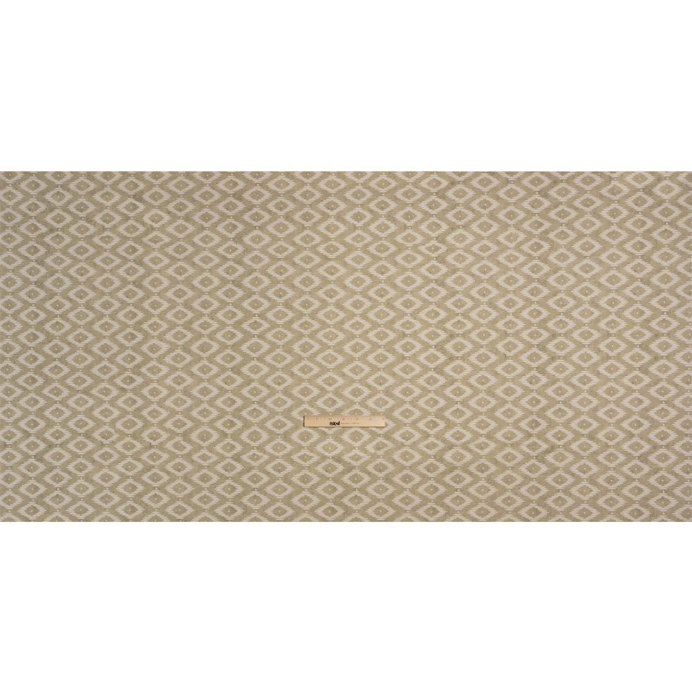 Cotton and Linen Canvas Print - Sand Diamonds and Dots - British Imported Full Cotton and Linen Canvas Print - Sand Diamonds and Dots - British Imported Full