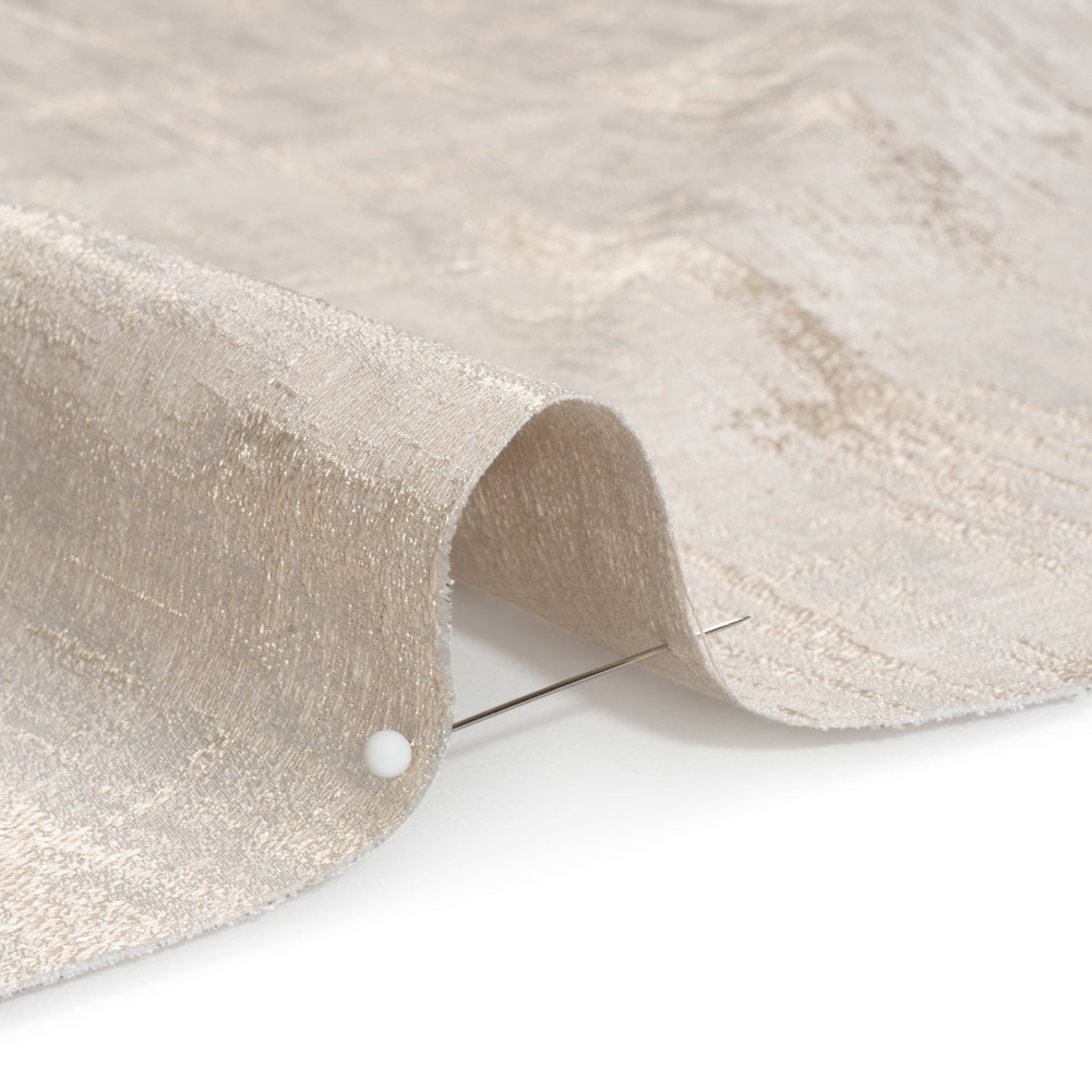 Drapery Jacquard - Natural Distressed Abstract - British Imported Detail Drapery Jacquard - Natural Distressed Abstract - British Imported Detail