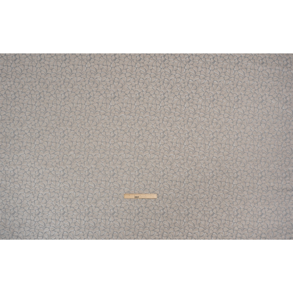 Drapery Jacquard - Almond All-Over Leaves - British Imported Full Drapery Jacquard - Almond All-Over Leaves - British Imported Full