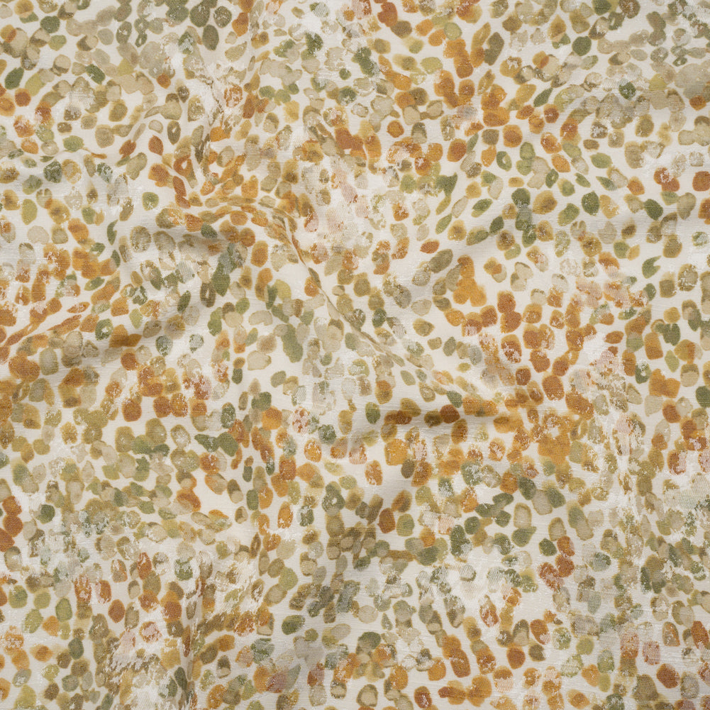 Drapery Jacquard Print - Ivy Bouncing Spots - British Imported Drapery Jacquard Print - Ivy Bouncing Spots - British Imported