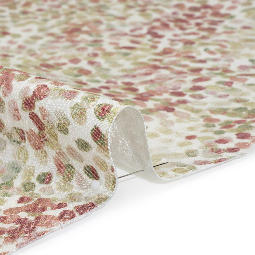 Drapery Jacquard Print - Vintage Bouncing Spots - British Imported - Detail Drapery Jacquard Print - Vintage Bouncing Spots - British Imported - Detail