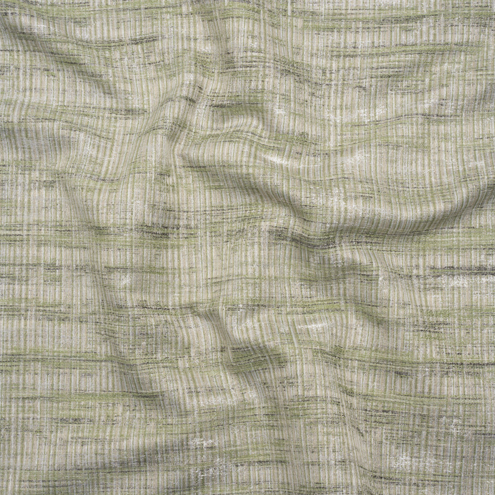Textured Recycled Polyester Drapery Jacquard - Ivy Abstract - British Imported Textured Recycled Polyester Drapery Jacquard - Ivy Abstract - British Imported