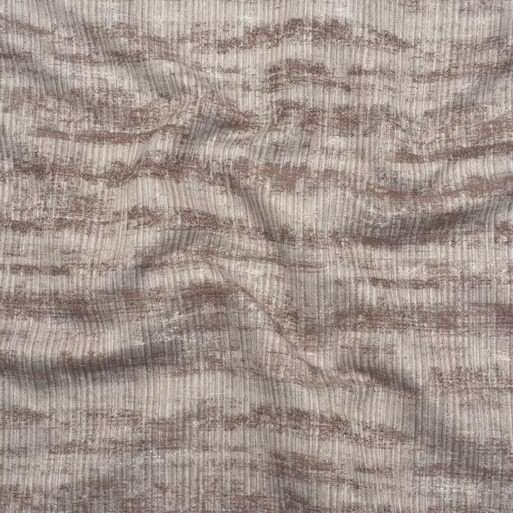 Textured Recycled Polyester Drapery Jacquard - Vintage Abstract - British Imported Textured Recycled Polyester Drapery Jacquard - Vintage Abstract - British Imported