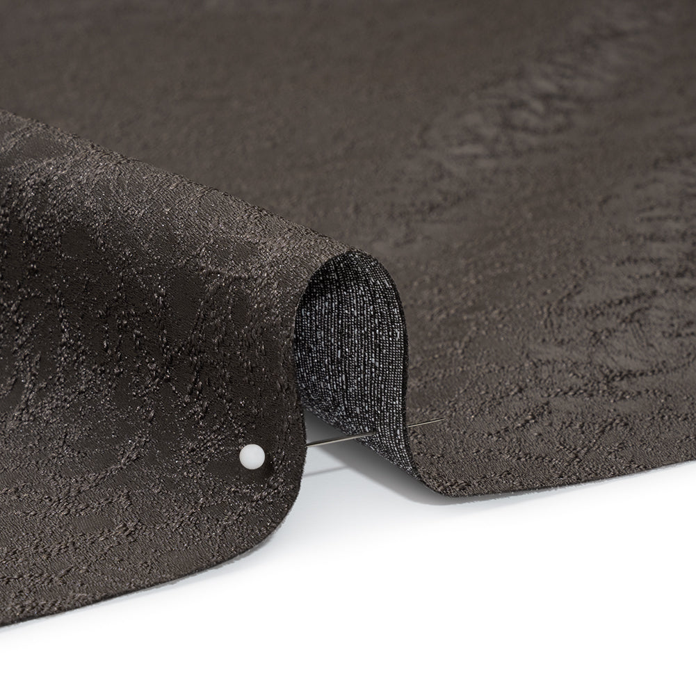 Satin-Faced Jacquard - Iron Cracked - British Imported) Satin-Faced Jacquard - Iron Cracked - British Imported)