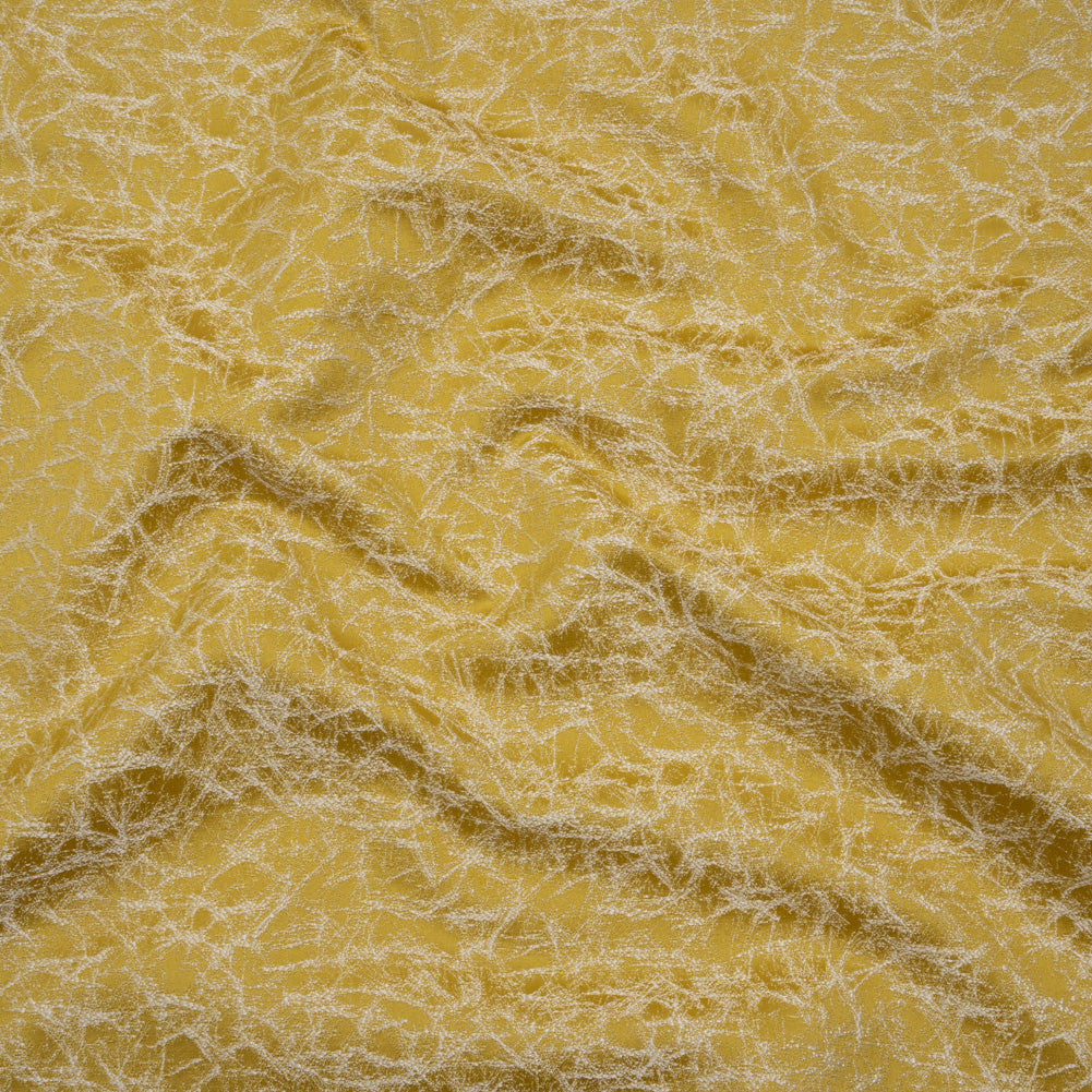 Satin-Faced Jacquard - Zest Cracked - British Imported) Satin-Faced Jacquard - Zest Cracked - British Imported)