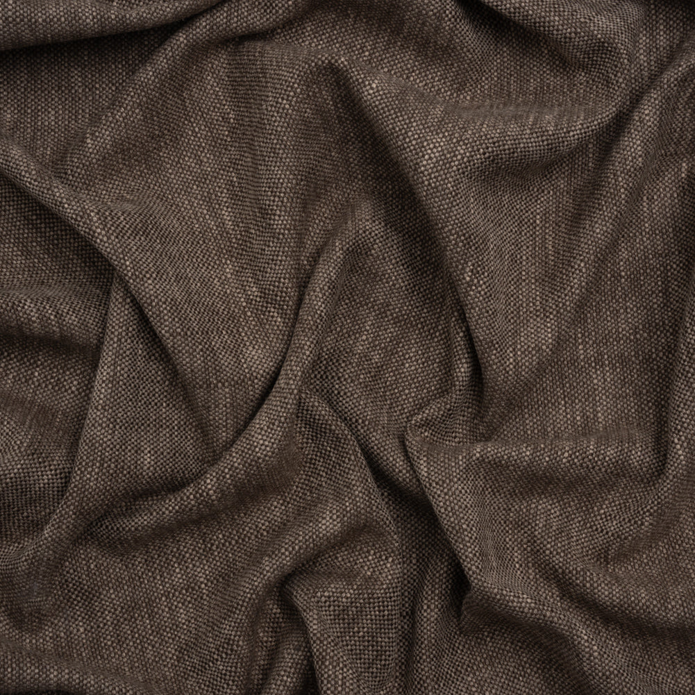 Linen Look Recycled Polyester and Cotton Woven - Cedar - British Imported Linen Look Recycled Polyester and Cotton Woven - Cedar - British Imported