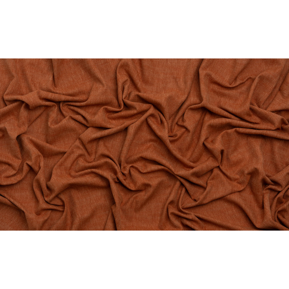 Linen Look Recycled Polyester and Cotton Woven - Ginger - British Imported Linen Look Recycled Polyester and Cotton Woven - Ginger - British Imported