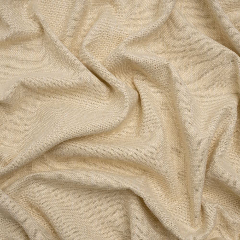 Linen Look Recycled Polyester and Cotton Woven - Oatmeal - British Imported Linen Look Recycled Polyester and Cotton Woven - Oatmeal - British Imported