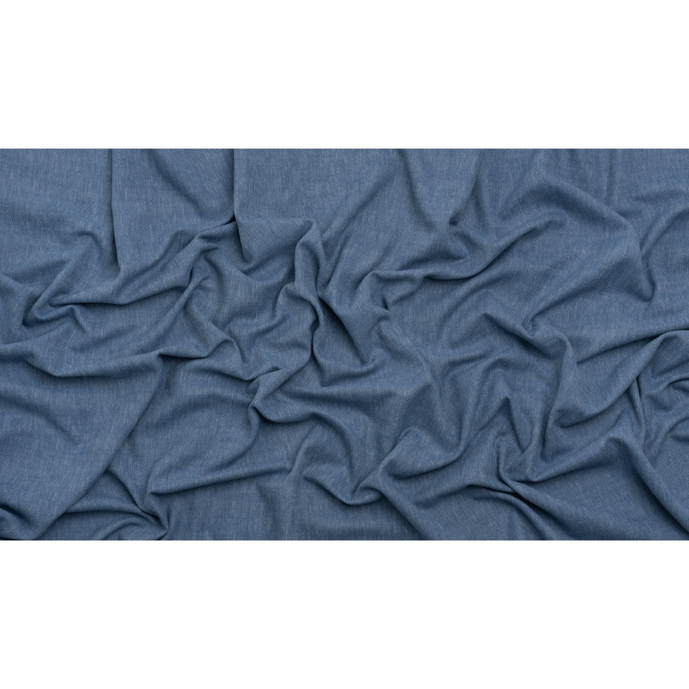 Linen Look Recycled Polyester and Cotton Woven - Ocean - British Imported Linen Look Recycled Polyester and Cotton Woven - Ocean - British Imported