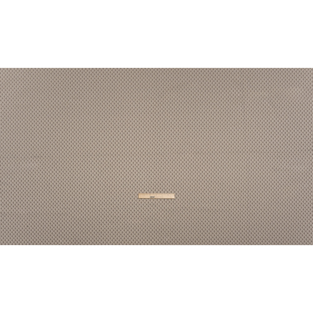Honeycomb Stripes Recycled Polyester and Cotton Drapery Jacquard - Porcini - British Imported Full Honeycomb Stripes Recycled Polyester and Cotton Drapery Jacquard - Porcini - British Imported Full