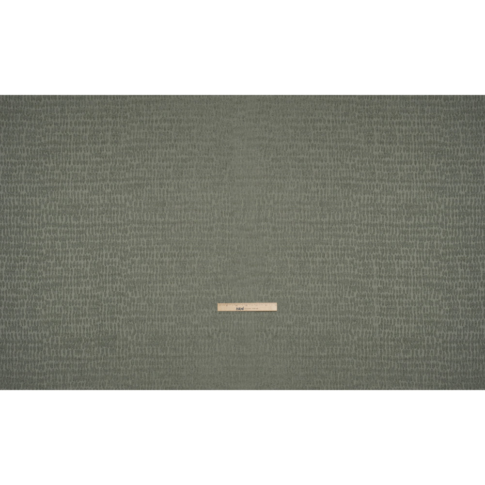 Rows of Spots Recycled Polyester Chenille Drapery Jacquard - Seafoam - British Imported Full Rows of Spots Recycled Polyester Chenille Drapery Jacquard - Seafoam - British Imported Full