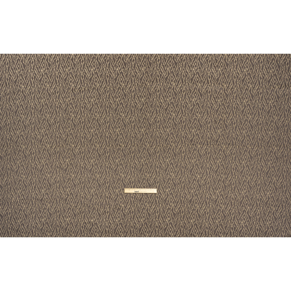 Geometric Recycled Polyester and Cotton Drapery Jacquard - Flint - British Imported Full Geometric Recycled Polyester and Cotton Drapery Jacquard - Flint - British Imported Full