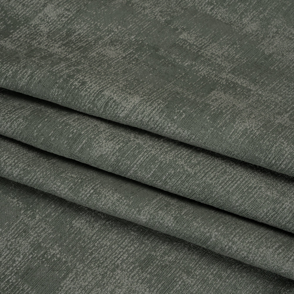 Abstract Textures Recycled Polyester and Cotton Drapery Jacquard - Ocean - British Imported Folded Abstract Textures Recycled Polyester and Cotton Drapery Jacquard - Ocean - British Imported Folded