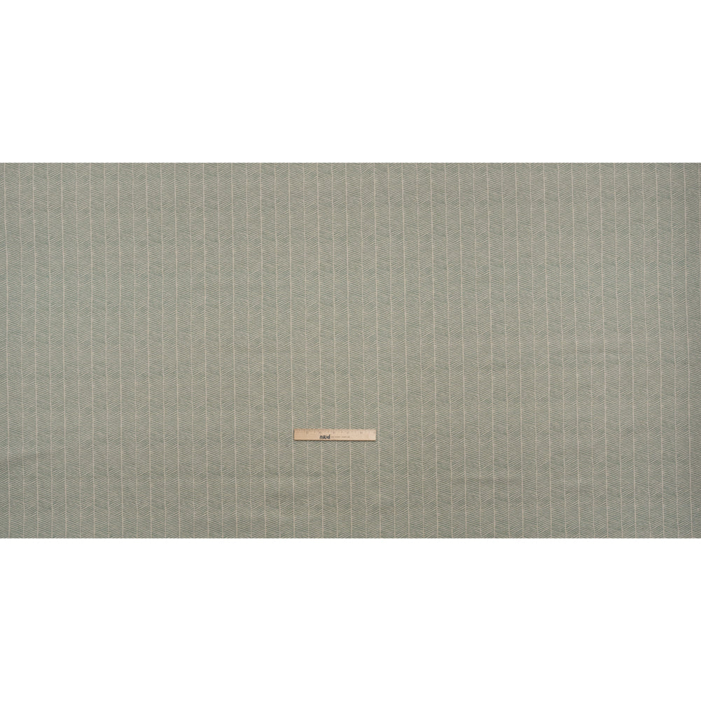 Brushed Cotton and Linen Canvas - Seasalt Painterly Herringbone - British Imported Full Brushed Cotton and Linen Canvas - Seasalt Painterly Herringbone - British Imported Full