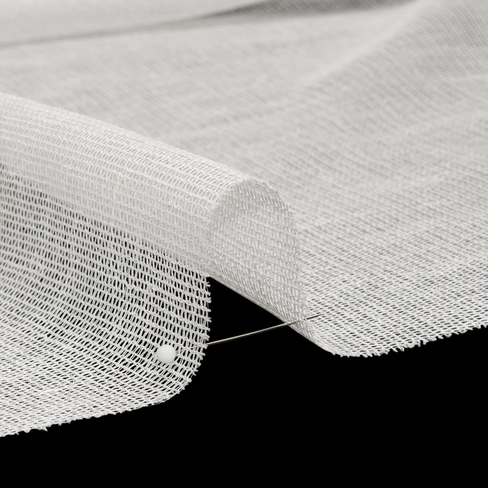 Mesh Drapery Sheers Fabric 118" - Chalk - British Imported Detail Mesh Drapery Sheers Fabric 118" - Chalk - British Imported Detail