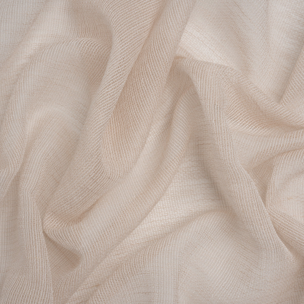 Mesh Drapery Sheers Fabric 118" - Shell - British Imported Mesh Drapery Sheers Fabric 118" - Shell - British Imported