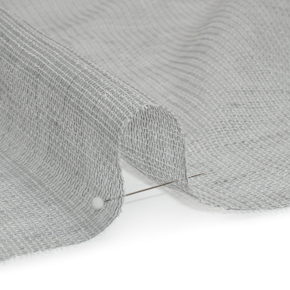 Mesh Drapery Sheers Fabric 118" - Slate - British Imported Detail Mesh Drapery Sheers Fabric 118" - Slate - British Imported Detail