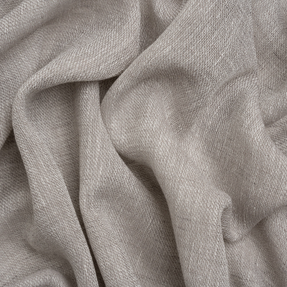 Slubbed Gauzy Drapery Sheer Fabric 118" - Pebble - British Imported Slubbed Gauzy Drapery Sheer Fabric 118" - Pebble - British Imported