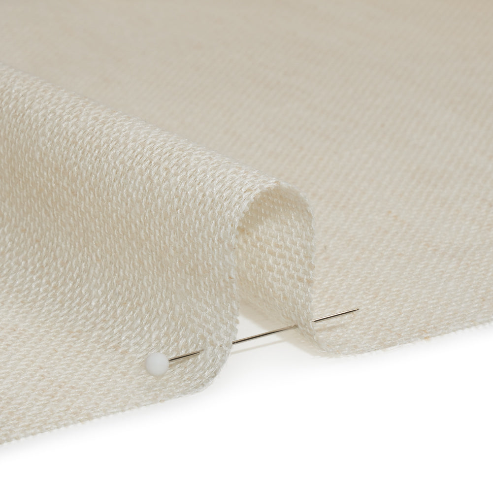 Slubbed Open Weave Drapery Sheer Fabric 118" - Linen - British Imported Detail Slubbed Open Weave Drapery Sheer Fabric 118" - Linen - British Imported Detail