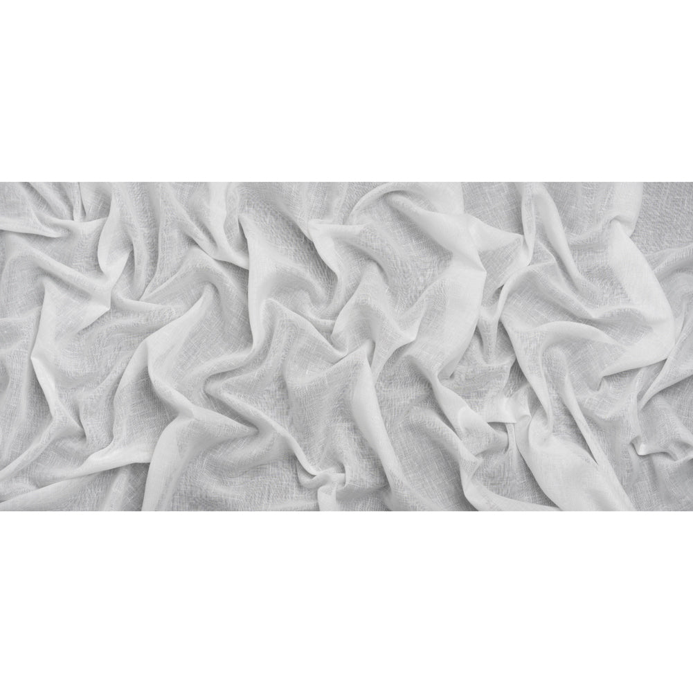 Recycled Polyester Soft Drapery Sheers Woven 118" - Ivory - British Imported Full Recycled Polyester Soft Drapery Sheers Woven 118" - Ivory - British Imported Full
