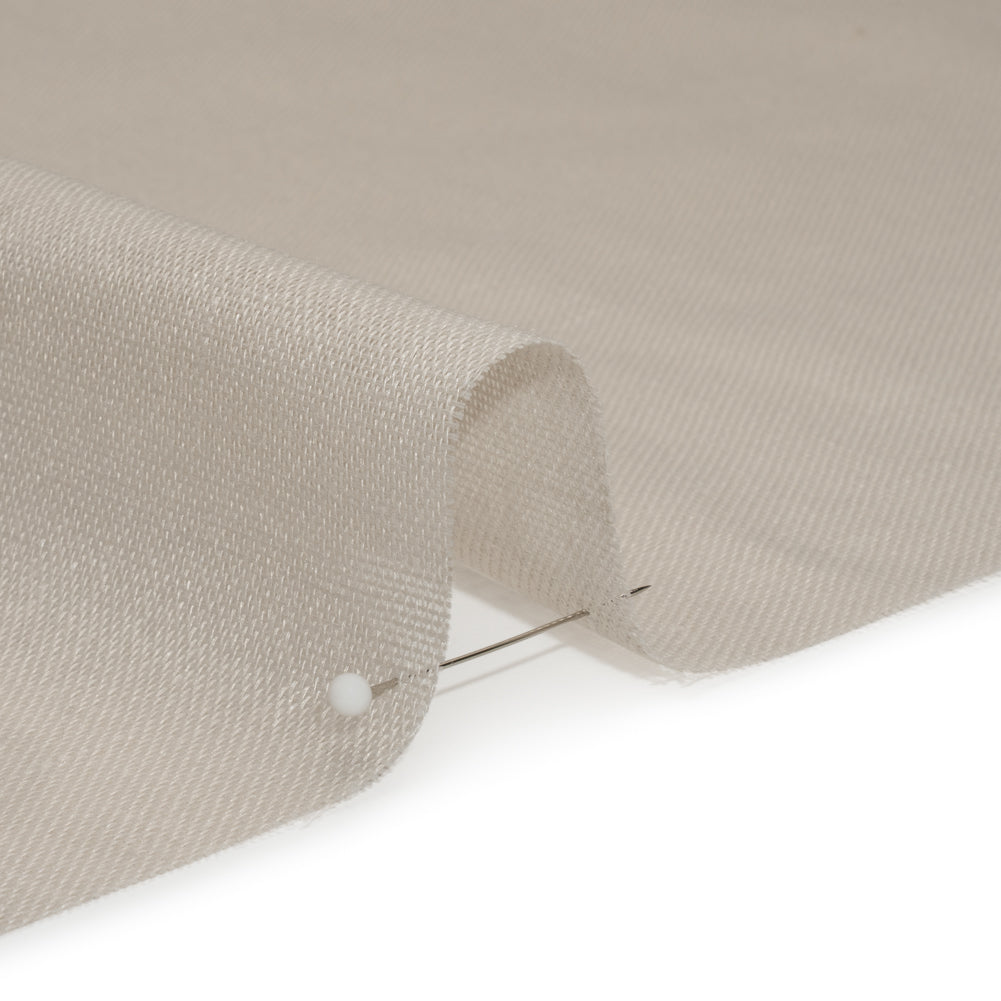 Recycled Polyester Soft Drapery Sheers Woven 118" - Putty - British Imported Detail Recycled Polyester Soft Drapery Sheers Woven 118" - Putty - British Imported Detail