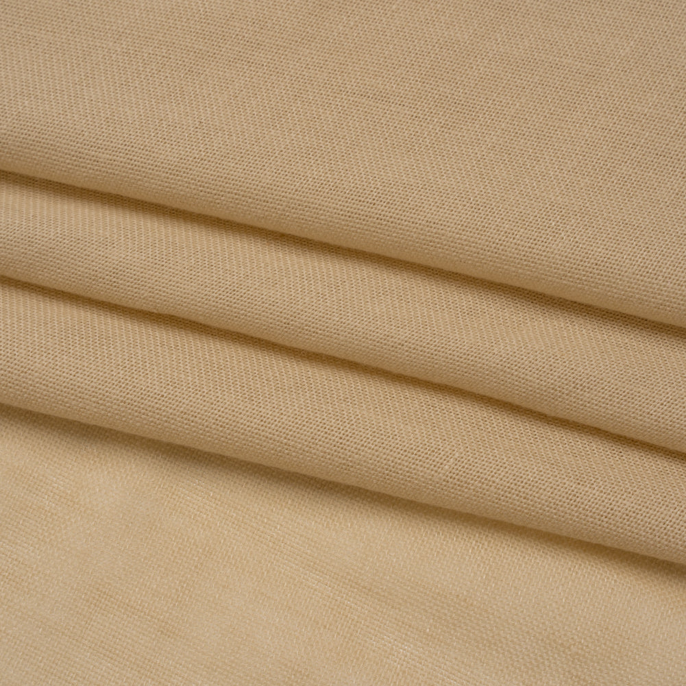 Recycled Polyester Soft Drapery Sheers Woven 118" - Sand - British Imported Folded Recycled Polyester Soft Drapery Sheers Woven 118" - Sand - British Imported Folded