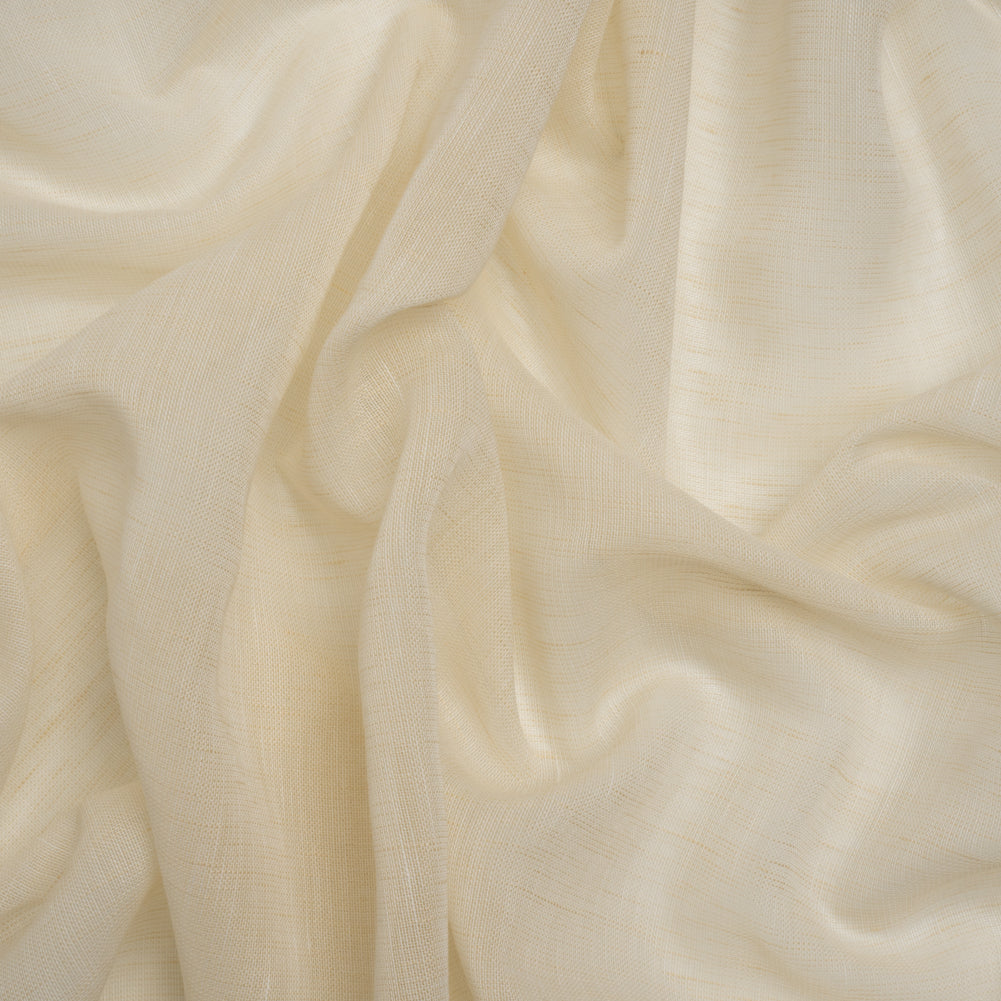Crisp Linen Blend Drapery Sheers 122" - Linen - British Imported Crisp Linen Blend Drapery Sheers 122" - Linen - British Imported