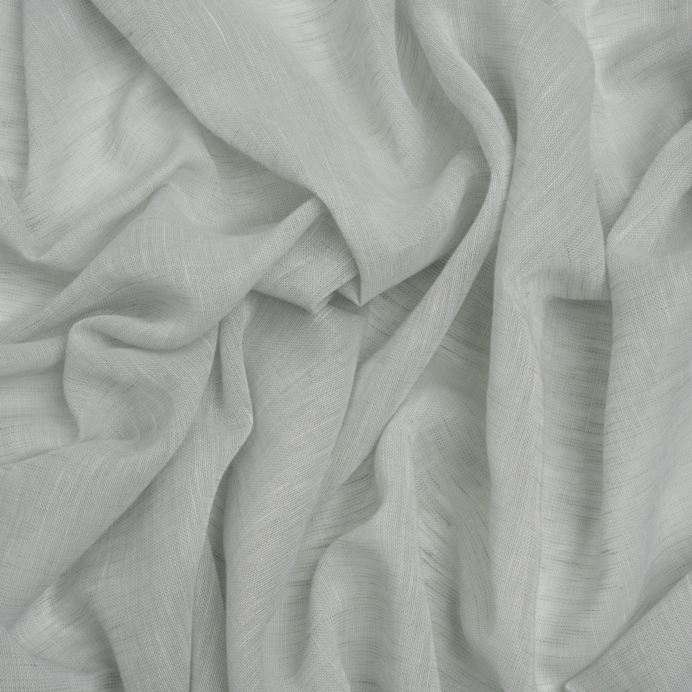 Crisp Linen Blend Drapery Sheers 122" - Mist - British Imported Crisp Linen Blend Drapery Sheers 122" - Mist - British Imported