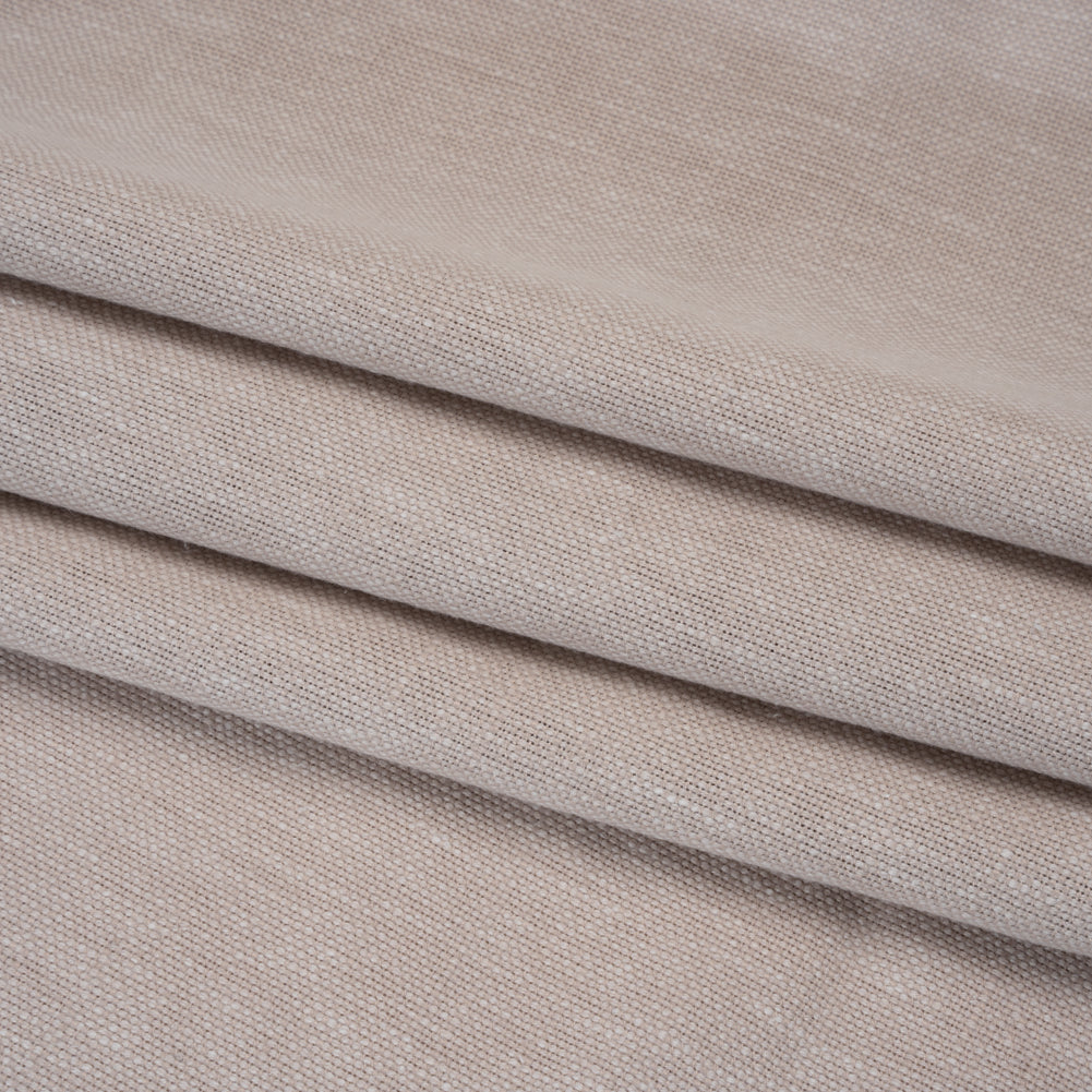 Linen Look Recycled Polyester and Cotton Woven - Shell - British Imported - Folded Linen Look Recycled Polyester and Cotton Woven - Shell - British Imported - Folded