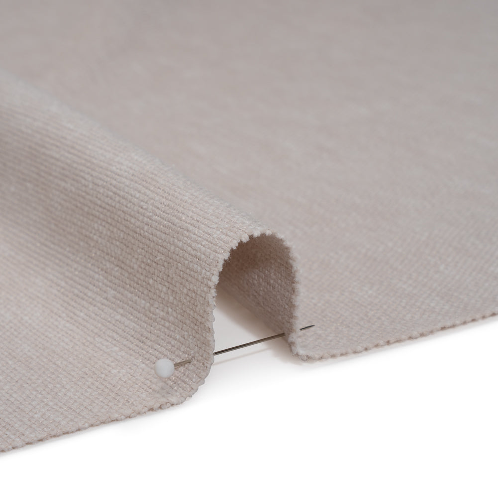 Linen Look Recycled Polyester and Cotton Woven - Shell - British Imported - Detail Linen Look Recycled Polyester and Cotton Woven - Shell - British Imported - Detail