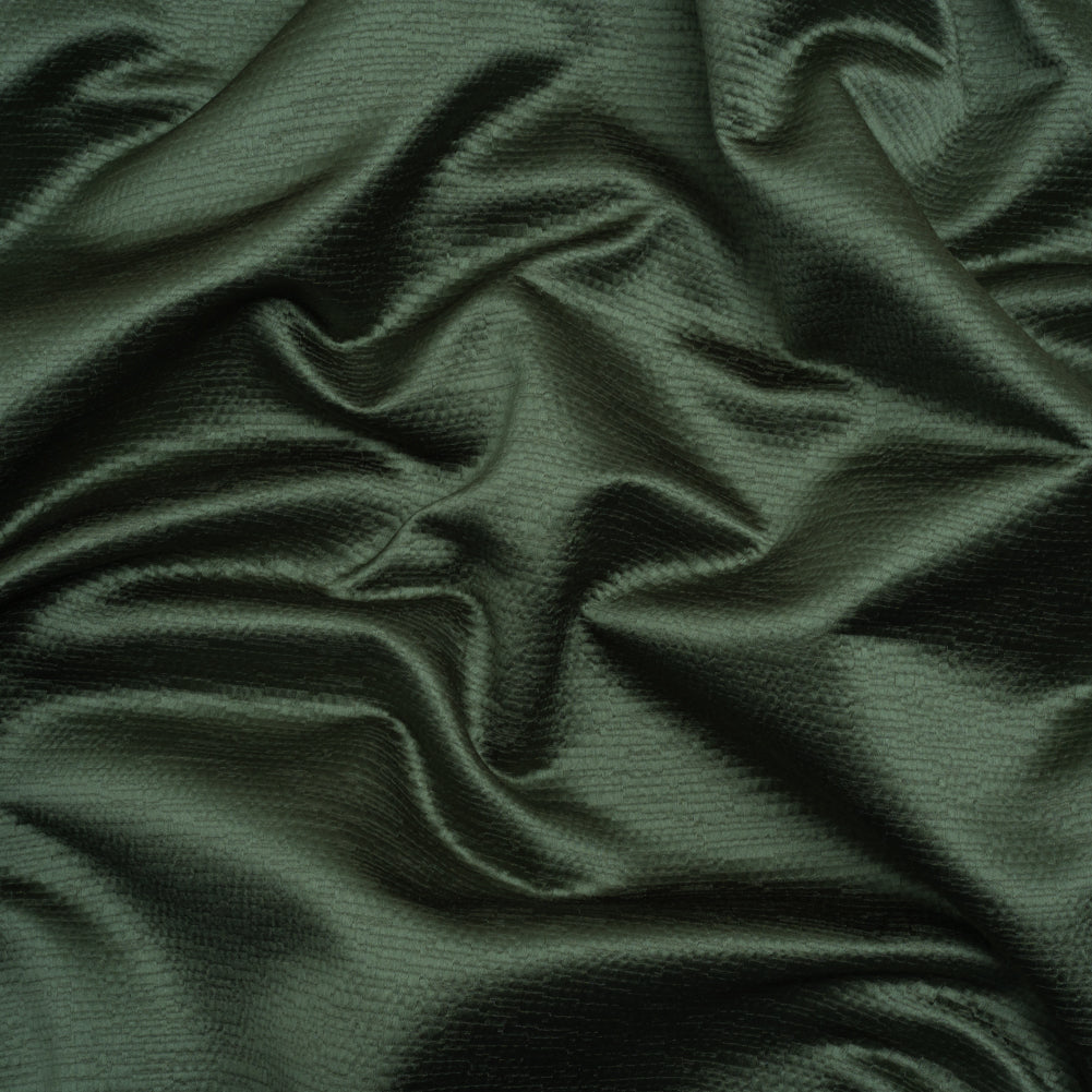 Luminous Textural Recycled Polyester Woven - Bottle - British Imported Luminous Textural Recycled Polyester Woven - Bottle - British Imported