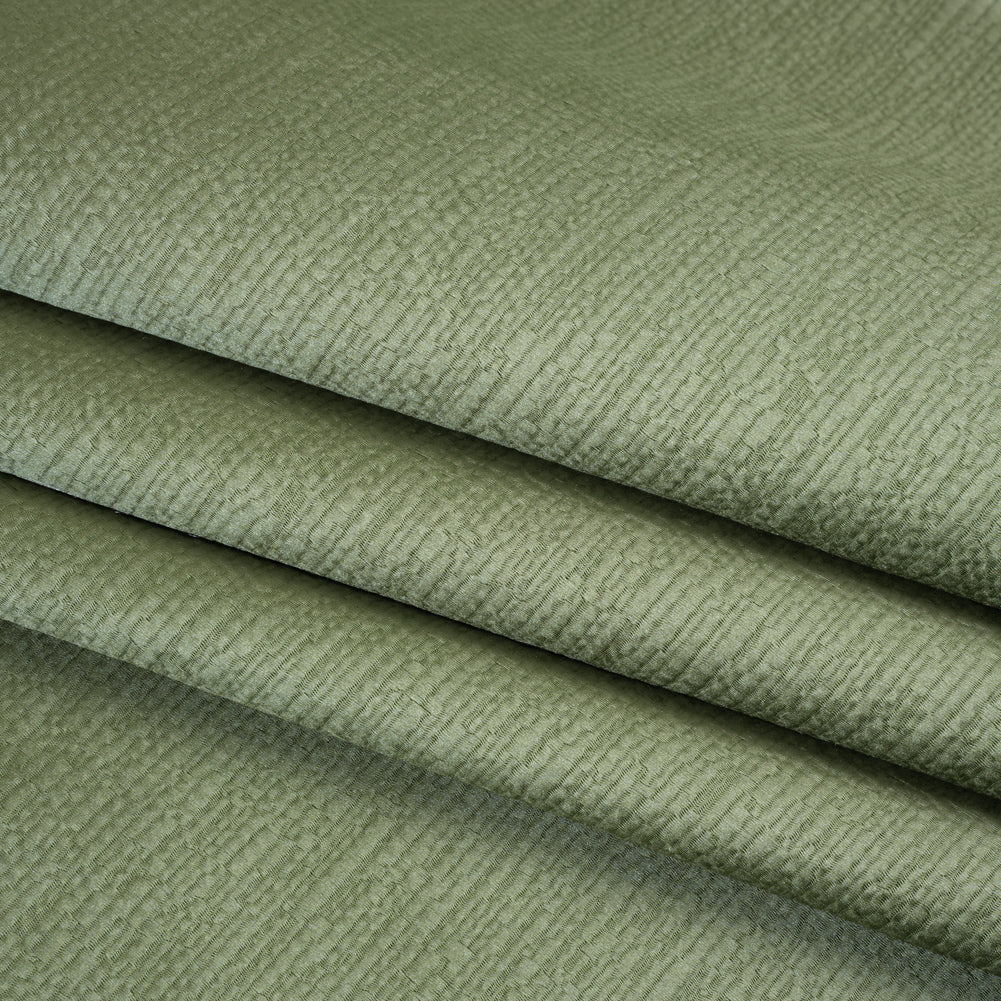 Luminous Textural Recycled Polyester Woven - Sage - British Imported Luminous Textural Recycled Polyester Woven - Sage - British Imported