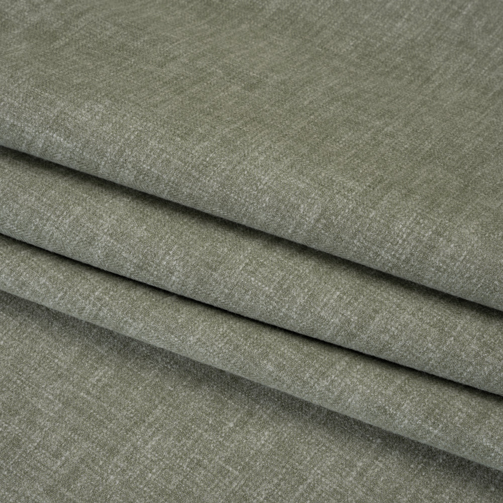 Recycled Polyester Drapery Woven - Eucalyptus - British Imported - Folded Recycled Polyester Drapery Woven - Eucalyptus - British Imported - Folded