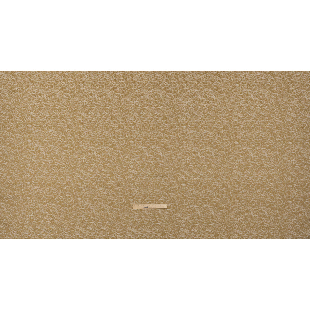Satin-Faced Jacquard - Gold Cracked - British Imported) Satin-Faced Jacquard - Gold Cracked - British Imported)