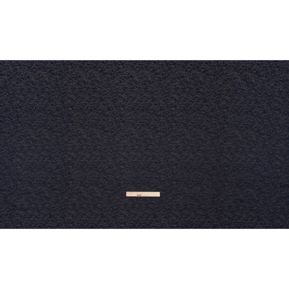 Satin-Faced Jacquard - Indigo Cracked - British Imported) - Full Satin-Faced Jacquard - Indigo Cracked - British Imported) - Full