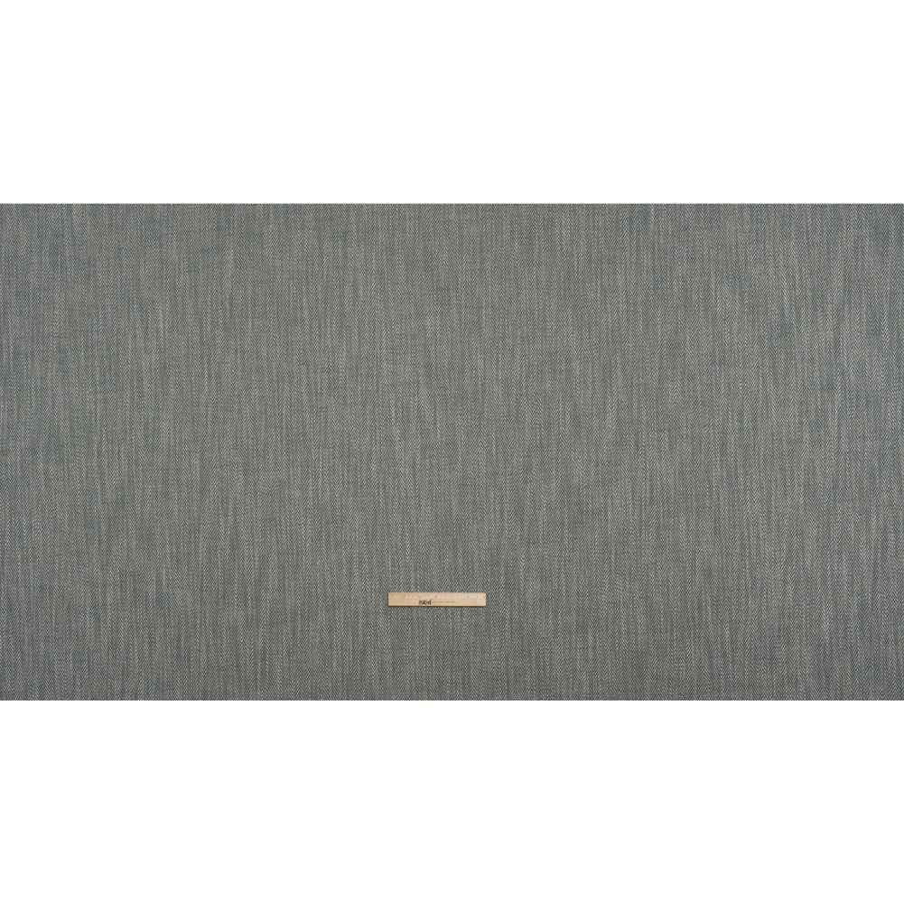 Recycled Polyester Home Decor Twill - Duckegg Herringbone - British Imported - Full Recycled Polyester Home Decor Twill - Duckegg Herringbone - British Imported - Full