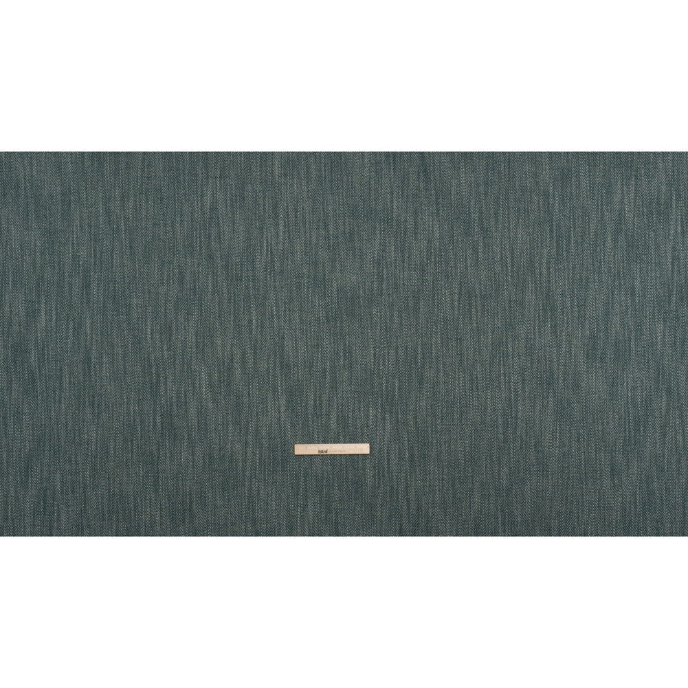 Recycled Polyester Home Decor Twill - Kingfisher Herringbone - British Imported - Full Recycled Polyester Home Decor Twill - Kingfisher Herringbone - British Imported - Full