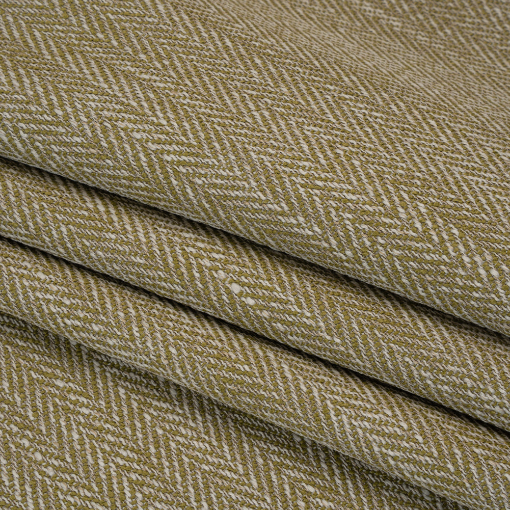 Recycled Polyester Home Decor Twill - Leaf Herringbone - British Imported Recycled Polyester Home Decor Twill - Leaf Herringbone - British Imported