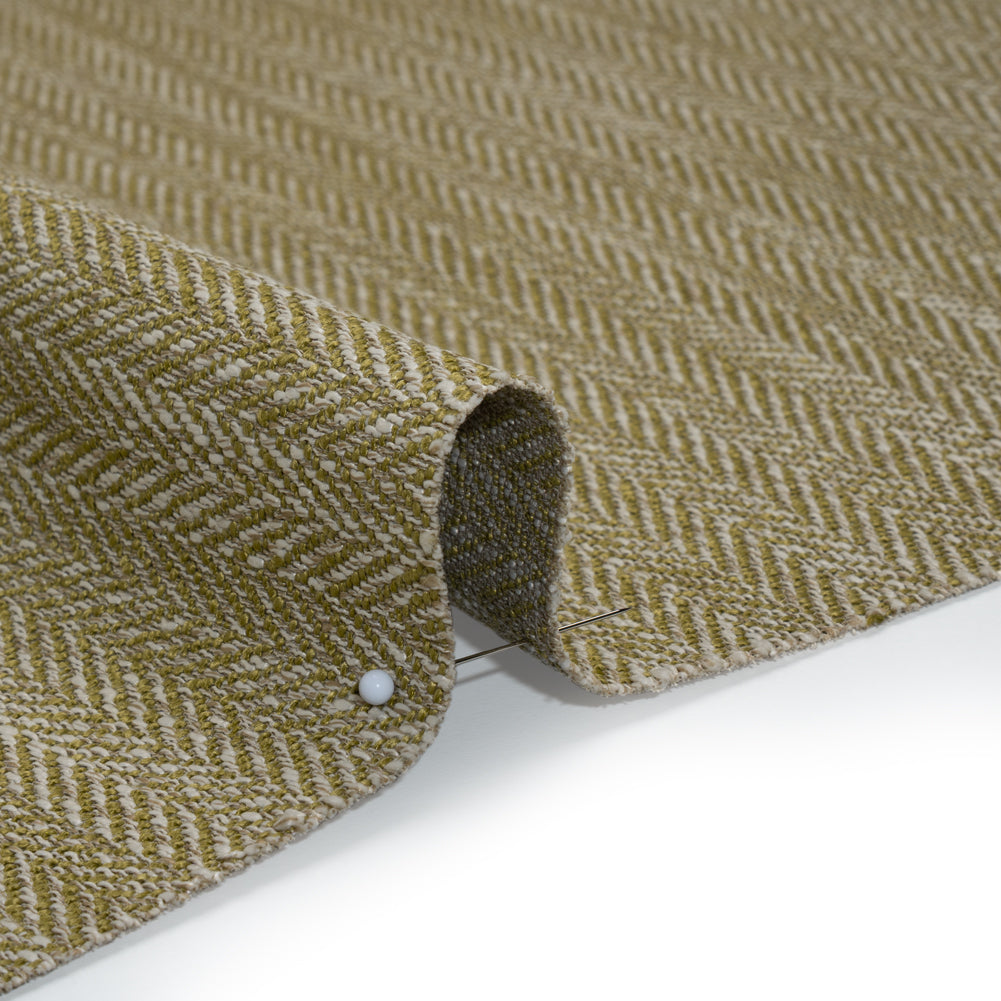 Recycled Polyester Home Decor Twill - Leaf Herringbone - British Imported Recycled Polyester Home Decor Twill - Leaf Herringbone - British Imported
