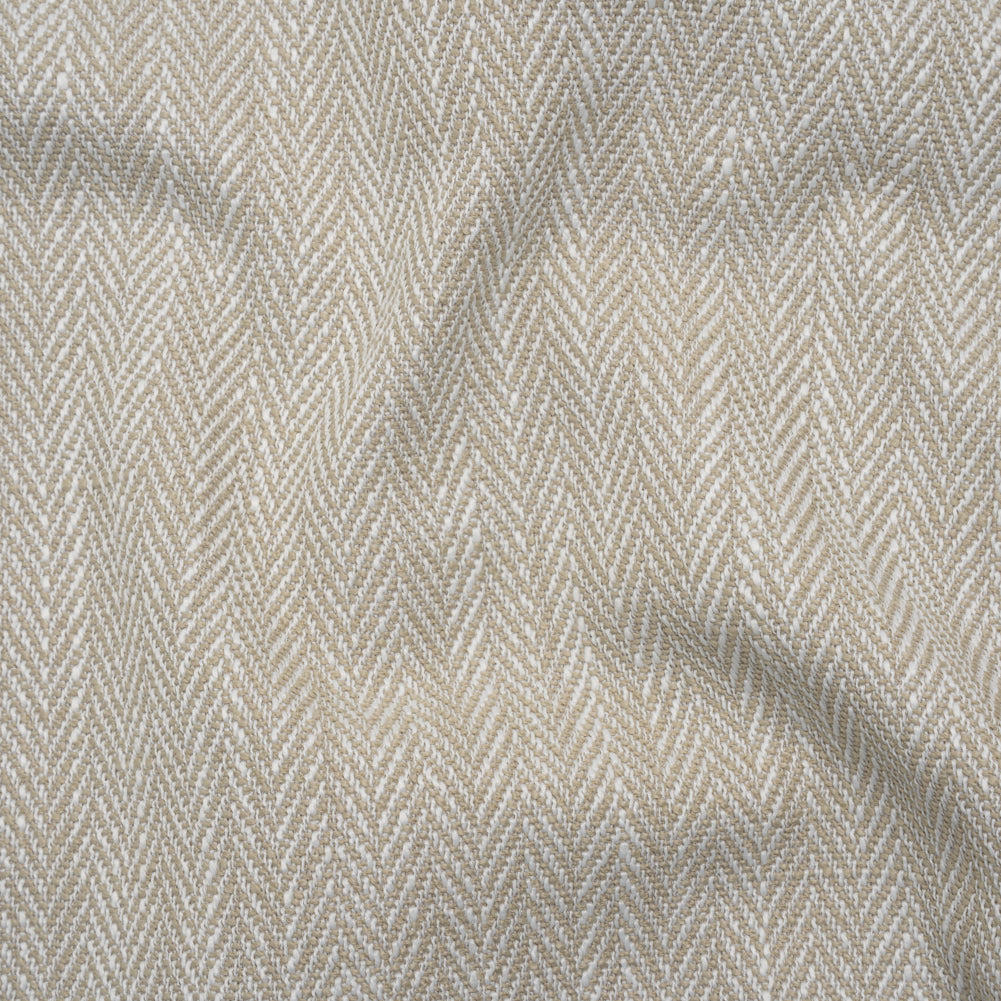 Recycled Polyester Home Decor Twill - Linen Herringbone - British Imported Recycled Polyester Home Decor Twill - Linen Herringbone - British Imported