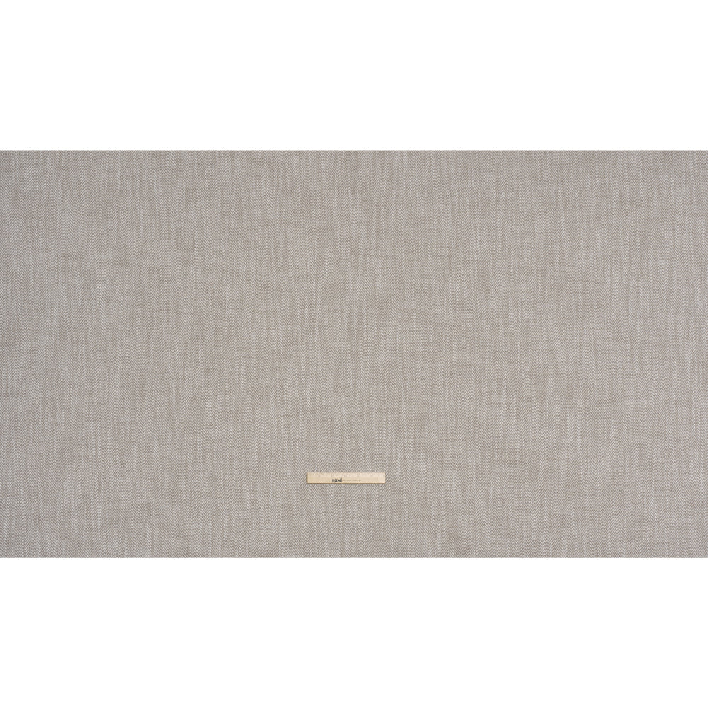 Recycled Polyester Home Decor Twill - Mushroom Herringbone - British Imported - Full Recycled Polyester Home Decor Twill - Mushroom Herringbone - British Imported - Full